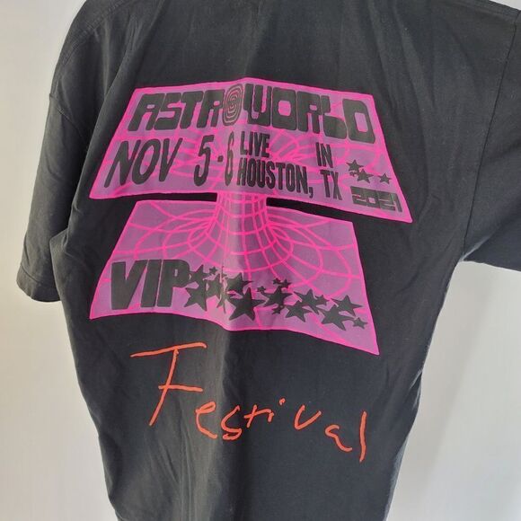 Astroworld 2021 vip tee Travis scott - Picture 4 of 5